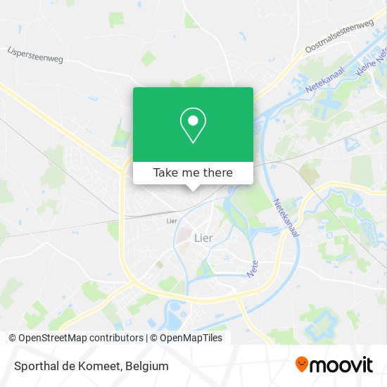 Sporthal de Komeet plan