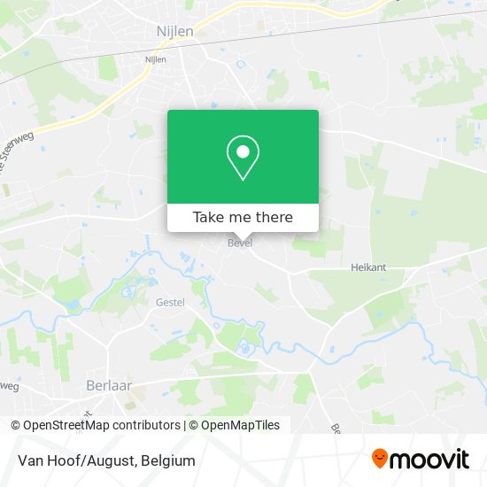 Van Hoof/August map