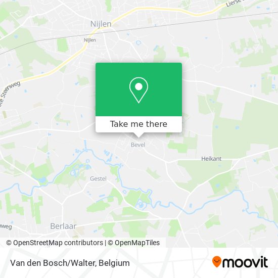 Van den Bosch/Walter map