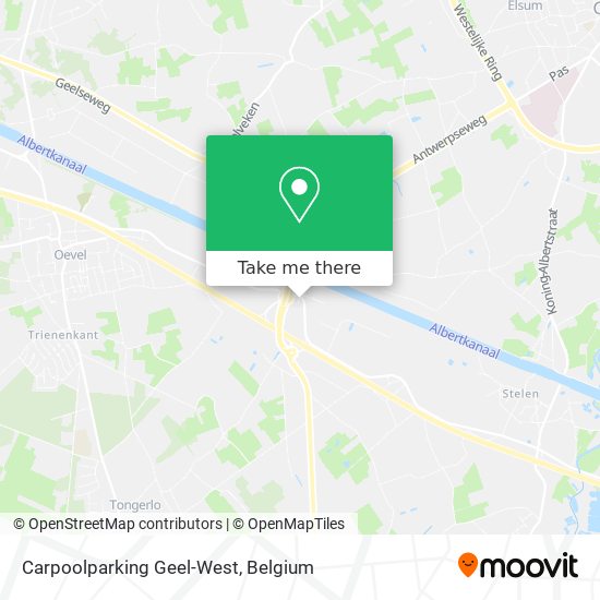 Carpoolparking Geel-West map