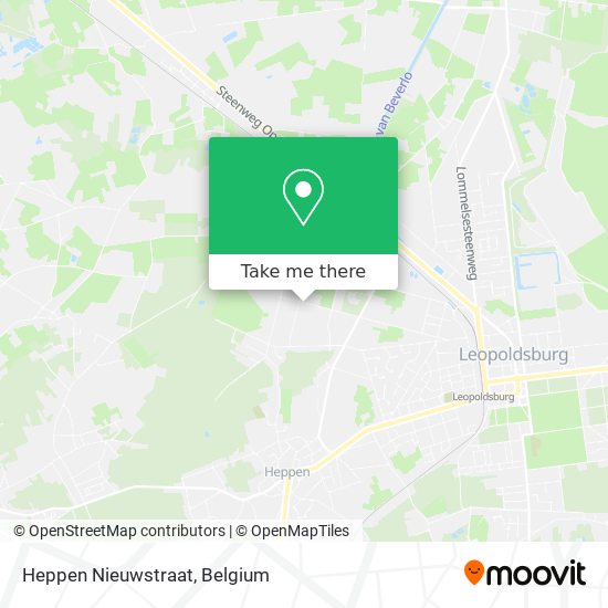 Heppen Nieuwstraat map