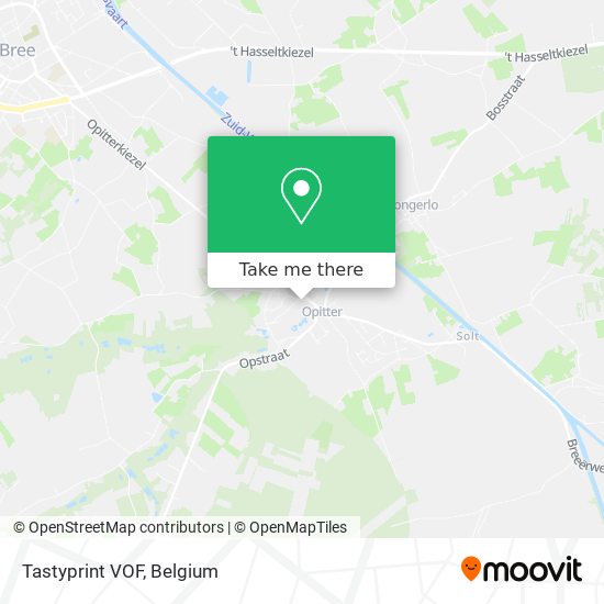 Tastyprint VOF map