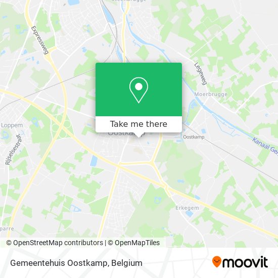 Gemeentehuis Oostkamp plan