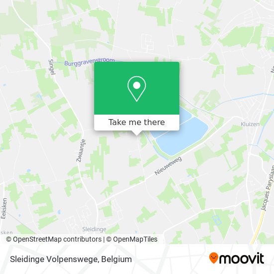 Sleidinge Volpenswege map