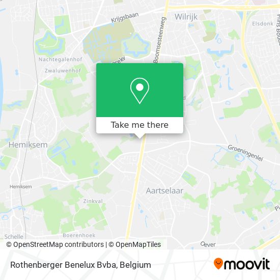 Rothenberger Benelux Bvba map