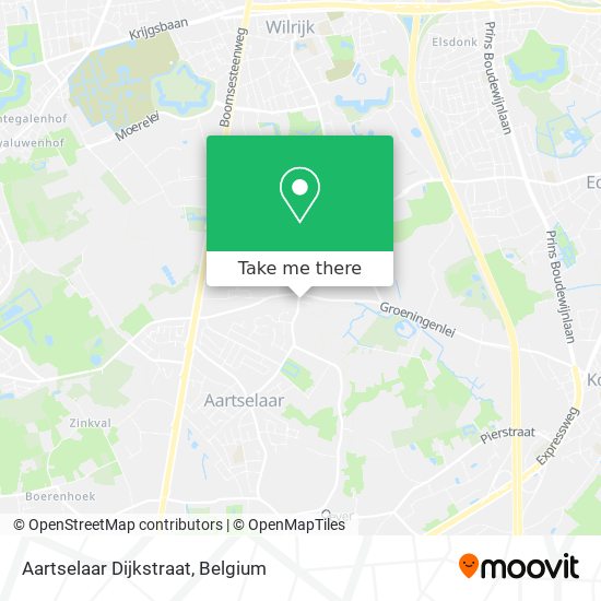 Aartselaar Dijkstraat map