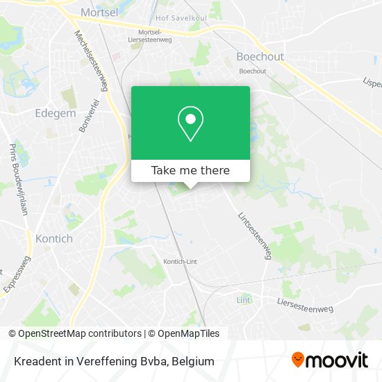 Kreadent in Vereffening Bvba map