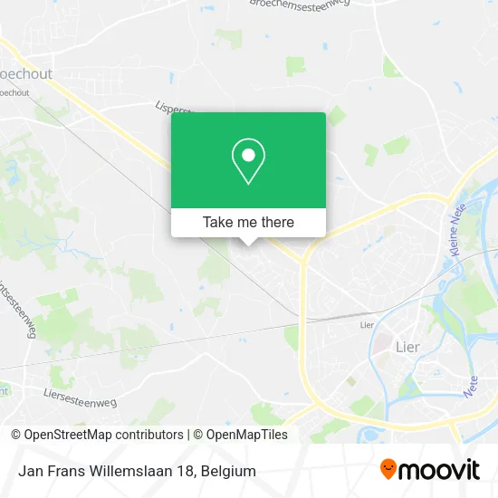 Jan Frans Willemslaan 18 map