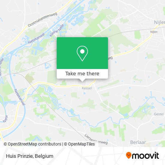 Huis Prinzie map