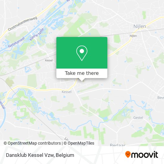 Dansklub Kessel Vzw map