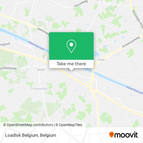 Loadlok Belgium map