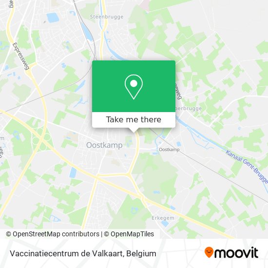 Vaccinatiecentrum de Valkaart plan