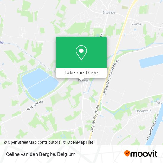 Celine van den Berghe map