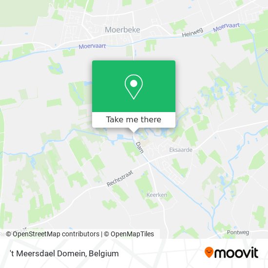 't Meersdael Domein map