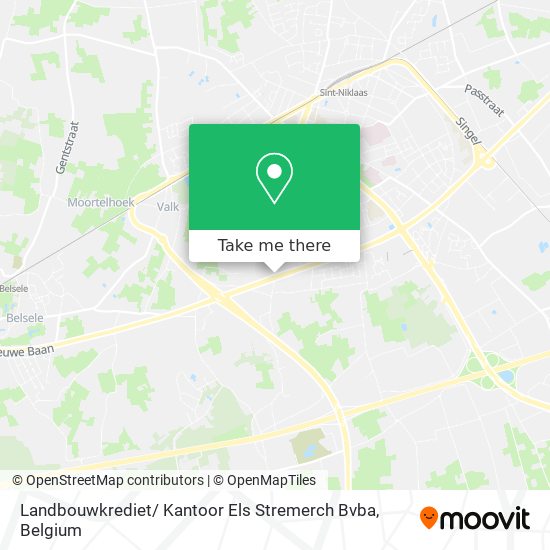 Landbouwkrediet/ Kantoor Els Stremerch Bvba plan