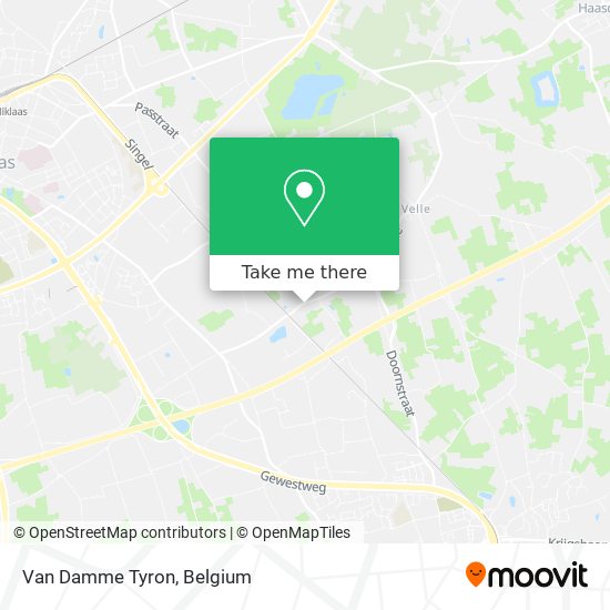 Van Damme Tyron map