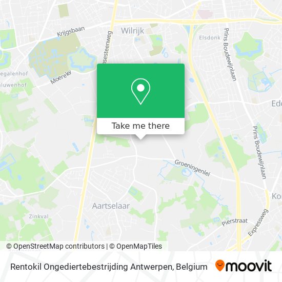 Rentokil Ongediertebestrijding Antwerpen map