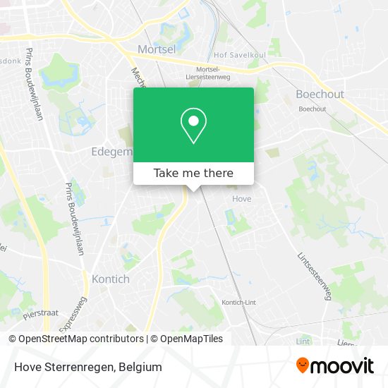 Hove Sterrenregen plan