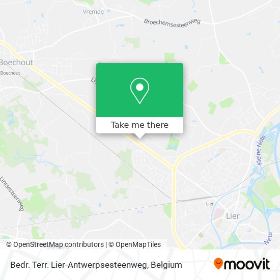 Bedr. Terr. Lier-Antwerpsesteenweg map