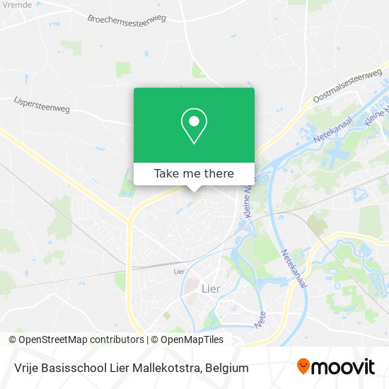 Vrije Basisschool Lier Mallekotstra plan