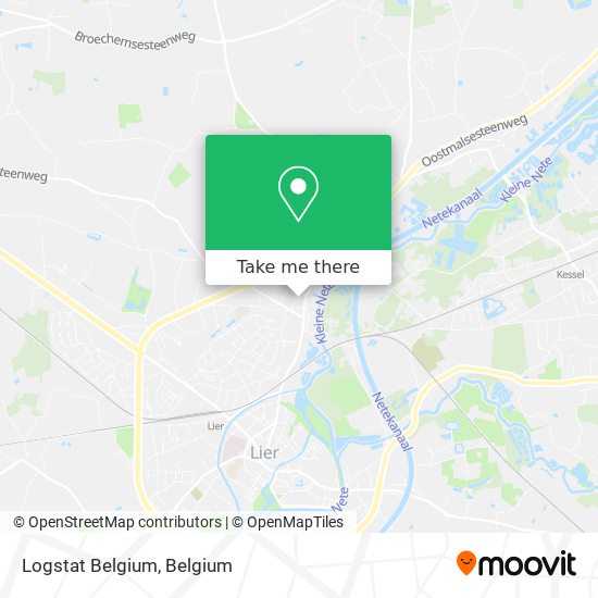 Logstat Belgium map