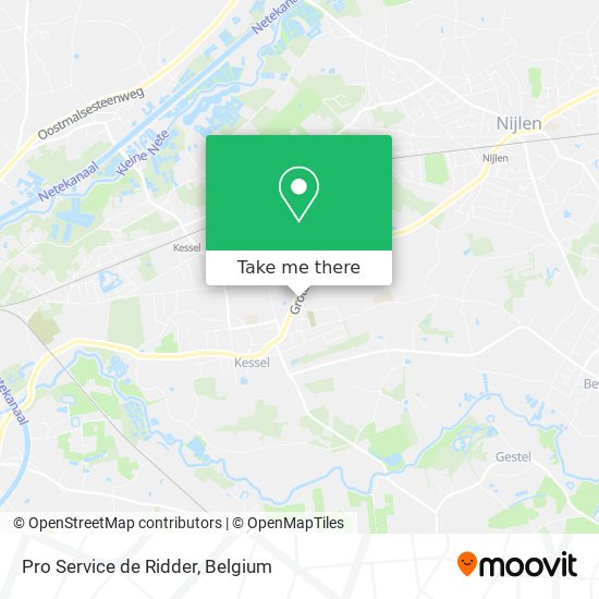 Pro Service de Ridder map