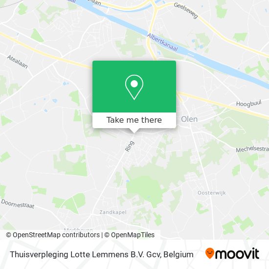 Thuisverpleging Lotte Lemmens B.V. Gcv map