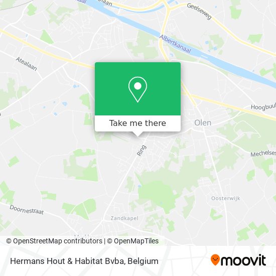 Hermans Hout & Habitat Bvba map