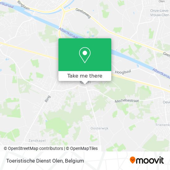 Toeristische Dienst Olen plan