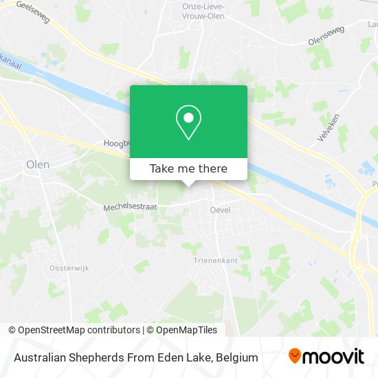 Australian Shepherds From Eden Lake map