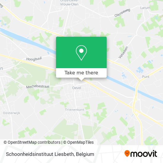 Schoonheidsinstituut Liesbeth map