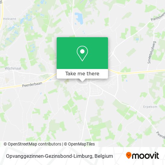 Opvanggezinnen-Gezinsbond-Limburg map