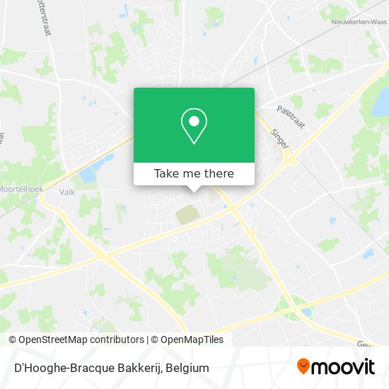 D'Hooghe-Bracque Bakkerij map