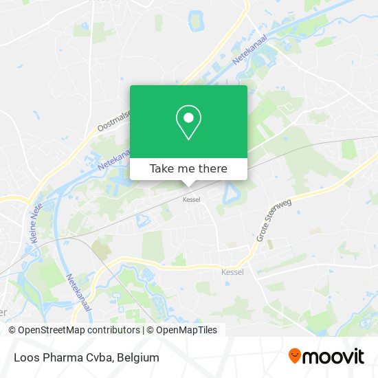 Loos Pharma Cvba map