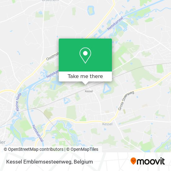 Kessel Emblemsesteenweg map