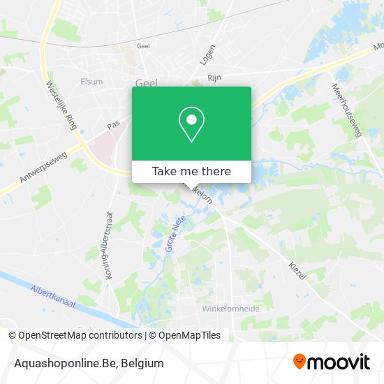 Aquashoponline.Be map