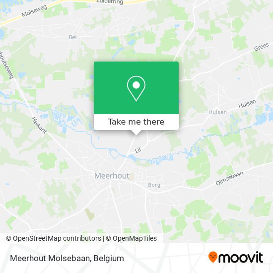 Meerhout Molsebaan map