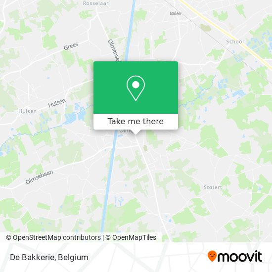 De Bakkerie map