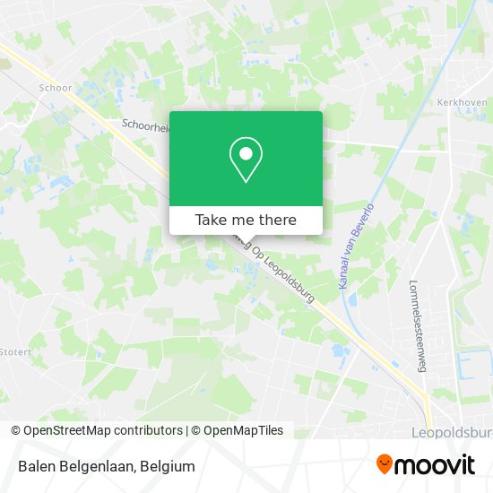 Balen Belgenlaan plan