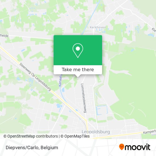 Diepvens/Carlo map