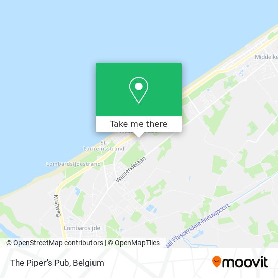 The Piper's Pub map