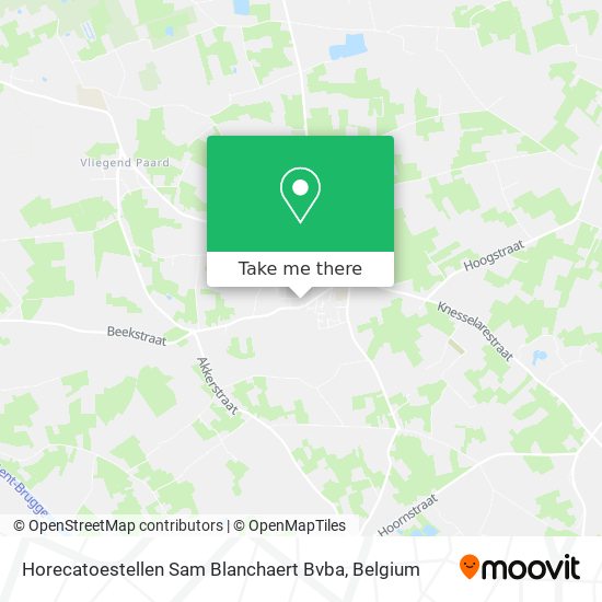 Horecatoestellen Sam Blanchaert Bvba plan