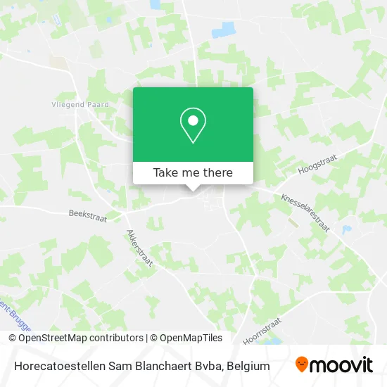 Horecatoestellen Sam Blanchaert Bvba plan