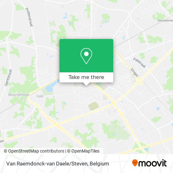Van Raemdonck-van Daele/Steven map