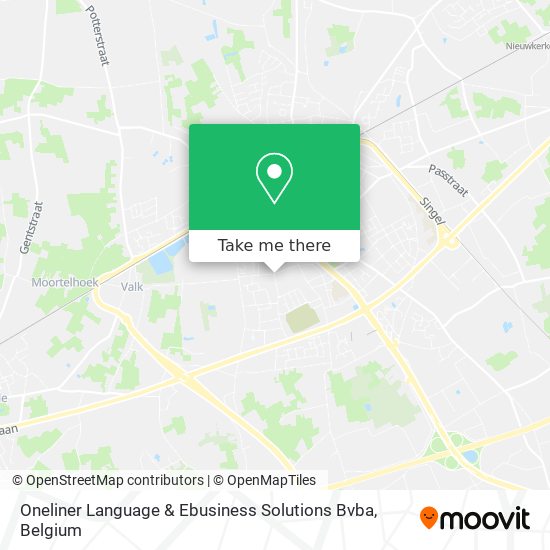 Oneliner Language & Ebusiness Solutions Bvba map