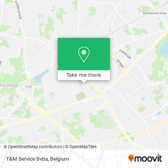 T&M Service Bvba map