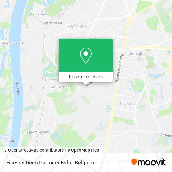 Finesse Deco Partners Bvba map
