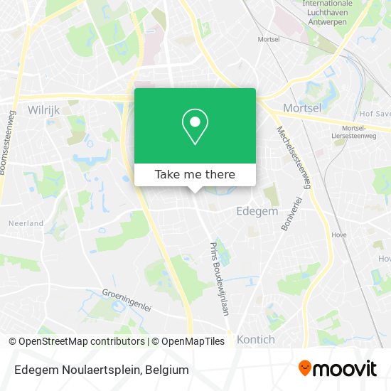 Edegem Noulaertsplein map