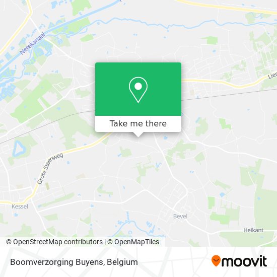 Boomverzorging Buyens map