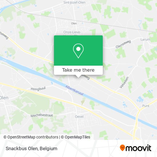 Snackbus Olen map